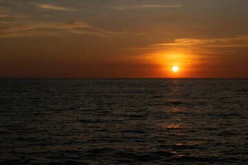 Where the sky kisses the sea