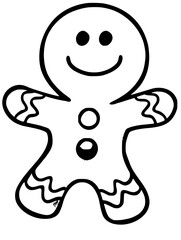 christmas gingerbread man