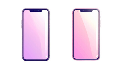 1. Smartphone 3D Icon Glossy Minimal Style, isolated on transparent background