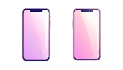 1. Smartphone 3D Icon Glossy Minimal Style, isolated on transparent background