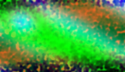 Vibrant abstract background with energetic splashes of green blue orange and purple creating a dynamic and colorful artistic expression suitable for digital art and design