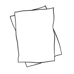 Double blank paper