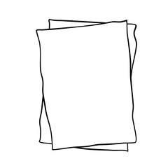 Double blank paper