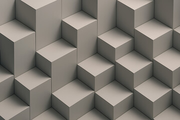 Obraz premium 3D Geometric Cube Depth Background