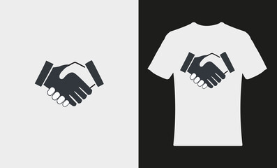 hand with t shirt design