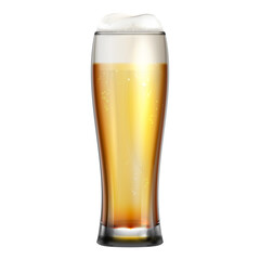 Vector illustration of beer in a glass