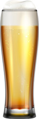 Vector illustration of beer in a glass
