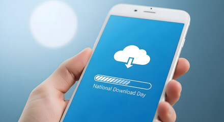 Cloud Download on Smartphone with Progress Bar