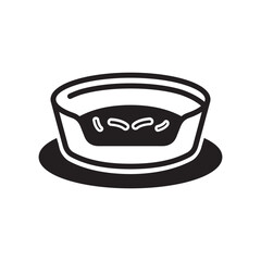 Animal food icon vector design illustration template in trendy style