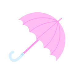 A pink umbrella