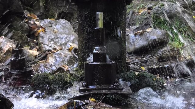 Hydraulischer Widder eine geniale Wasserpumpe ohne Strom, Trinkwasser, nachhaltig