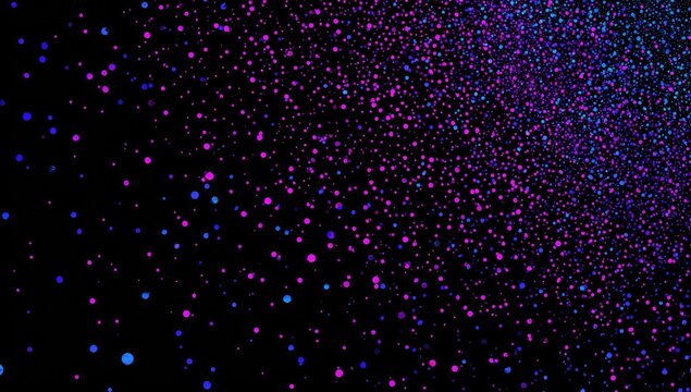 Abstract digital confetti