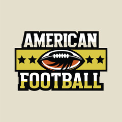 American Football, sports logo