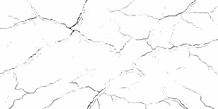 modern black and white scratch and cracks grunge texture dust and distressed wall pattern white background..
