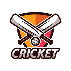 Cricket, sports logo