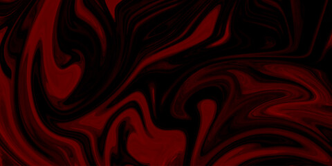 Abstract background of dark red liquid marble surface liner design. marble liquid ink texture. ink backdrop with wavy pattern. liquify swirl dark red and black colour art.