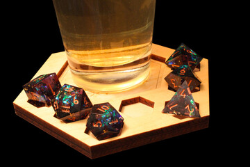 Black Dice on Coaster 01