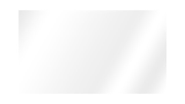 Glossy transparent glass glare. Clear glass on a transparent background. Realistic shiny reflection on acrylic plastic panel and window. See-through screen PNG. 