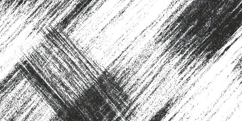 Black and white diagonal charcoal texture background with grunge lines for abstract art, sketch, or design concept.