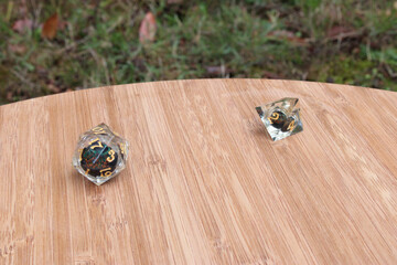 Clear D20 on Bamboo 02