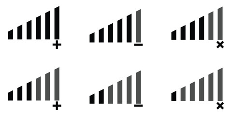 Essential UI Icon Set – Volume, Health Recovery, Add Button & Music Symbols | Flat Vector Icons Pack