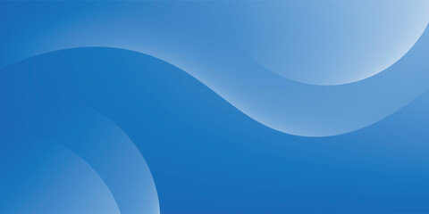 Abstract gradient background with Blue wave and white shadow color.