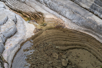 Papingo Rock Pools Formed by Waterfalls and Streams in Epirus, Greece