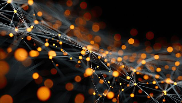 Abstract network of interconnected points