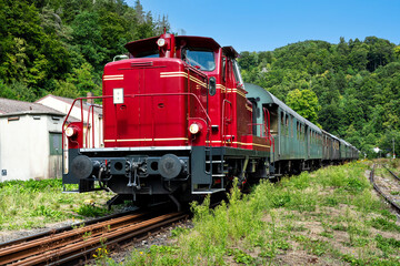 Museumsbahn zwischen Eabermannstadt und Behrngersmühle in der Fränkischen Schweiz