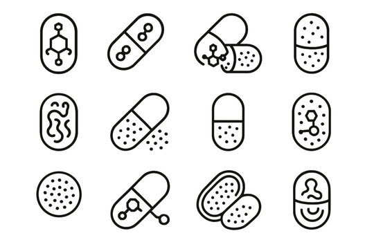 Icon therapeutic nano capsule pod vector container grid drug nanocapsule encapsulated targeted