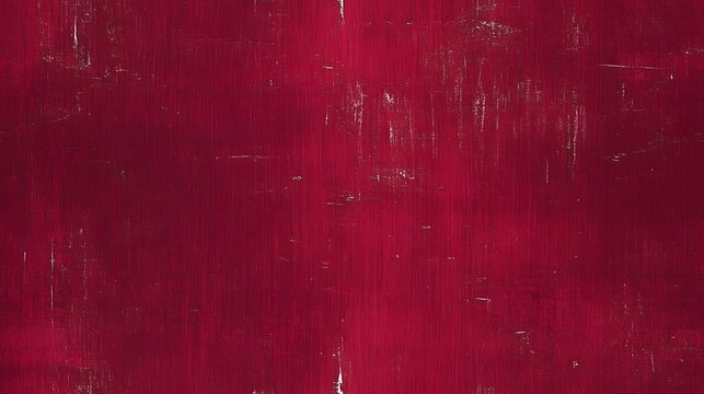 Deep crimson background texture displaying vertical grain and distressed markings
