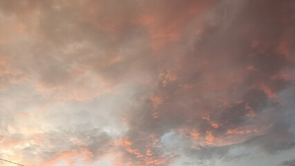 background sunset in sky