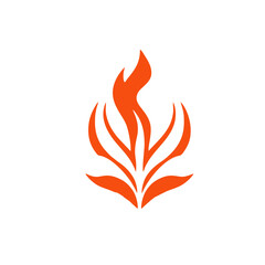 Black Fire and Flame Symbol Collection in Flat Vector Style for Logo Design, Graphic Elements, and Modern Decoration Purposes
