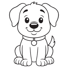 cute Dog Vector