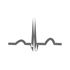 Fototapeta premium EKG Waveform Icon