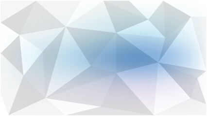 Geometric Low Poly Background with Light Blue and Gray Gradient Abstract Polygonal Mosaic Design for Modern Presentations and Creative Projects