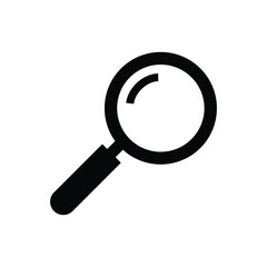 Modern simple magnifying glass icon new design for search and discovery concepts