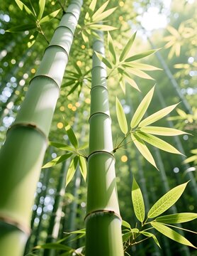 a bamboo forest