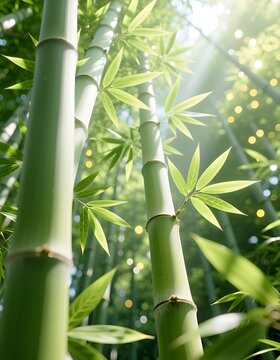a bamboo forest