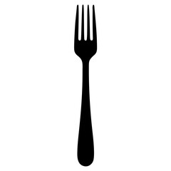 Fork Utensil Vector silhouette Icon .eps