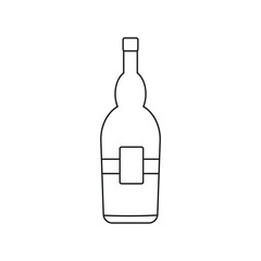 vector illustration of a bottle