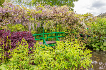 gardens of painter Claude Monet in Giverny, France