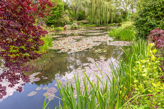 gardens of painter Claude Monet in Giverny, France