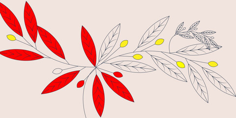 Seamless vintage floral pattern with delicate flowers and leaves for a decorative fabric textile fashion print or wallpaper design