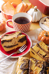 pumpkin and chocolate casserole