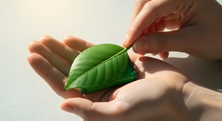Green Leaf on Hand