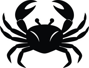 crab on white background