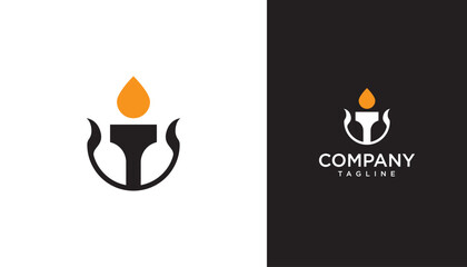 Letter i logo design template. Monogram i logo icon