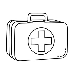 "First Aid Kit Icon - Medical Supplies Illustration"
