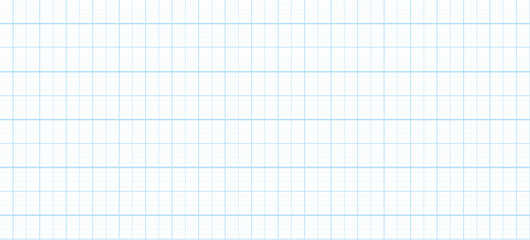 blue millimeter graph paper grid background seamless. vector illustration